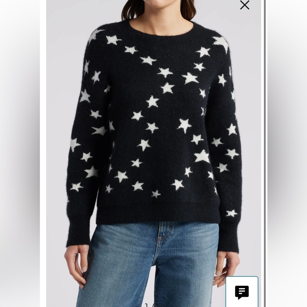 NWT Rails Star Crewneck Sweater Size XS